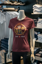 Maroon Regular Fit Tshirt - Toy Story Woody Sheriff Women Regular Fit Tshirt 180 Design | Women Fashion