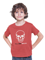 Premium Red Regular Fit Tshirt for Kids - 180 GSM Cotton | Fullmoon Styles