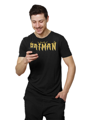 Comfortable Men Regular Fit Tshirt in Black - 180 GSM | Fullmoon Styles
