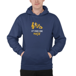 Comfortable Men Regular Fit Hoodie in Navy Blue - 320 GSM | Fullmoon Styles