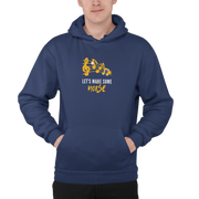 Comfortable Men Regular Fit Hoodie in Navy Blue - 320 GSM | Fullmoon Styles