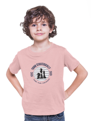 Think Strategically Kids Regular Fit Tshirt 180 Baby Pink Regular Fit Tshirt - Premium Cotton Kids Wear