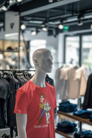 Red Oversized - Woody And Buzz Friends Forever Men Oversized 210 Design | Men Fashion