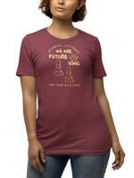 Premium Maroon Regular Fit Tshirt for Women - 180 GSM Cotton | Fullmoon Styles