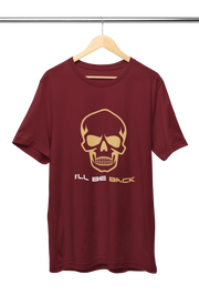 Premium Maroon Regular Fit Tshirt for Men - 180 GSM Cotton | Fullmoon Styles