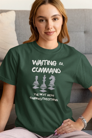 Comfortable Women Regular Fit Tshirt in Bottle Green - 180 GSM | Fullmoon Styles