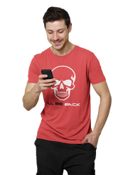 Comfortable Men Regular Fit Tshirt in Red - 180 GSM | Fullmoon Styles