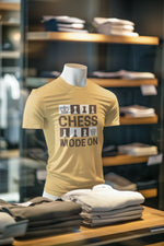 Beige Regular Fit Tshirt - Chess Mode On Men Regular Fit Tshirt 180 Design | Men Fashion
