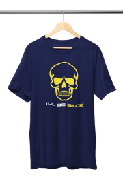 Premium Navy Blue Regular Fit Tshirt for Women - 180 GSM Cotton | Fullmoon Styles