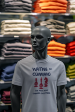 Gray Regular Fit Tshirt - Waiting For Command Men Regular Fit Tshirt 180 Design | Men Fashion