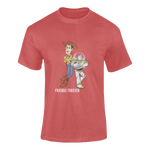 Women Oversized - Woody And Buzz Friends Forever Women Oversized 240 Red | Fullmoon Styles