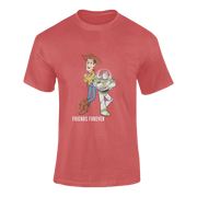 Women Oversized - Woody And Buzz Friends Forever Women Oversized 240 Red | Fullmoon Styles