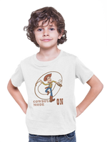 Premium White Regular Fit Tshirt for Kids - 180 GSM Cotton | Fullmoon Styles