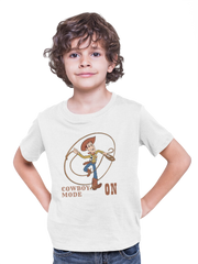 Premium White Regular Fit Tshirt for Kids - 180 GSM Cotton | Fullmoon Styles