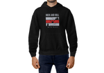 Rock N Roll With Music Men Regular Fit Hoodie 320 Black Regular Fit Hoodie - Premium Cotton Men Wear
