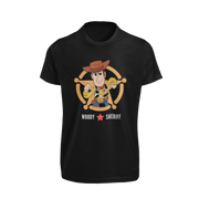 Women Oversized - Toy Story Woody Sheriff Women Oversized 210 Black | Fullmoon Styles