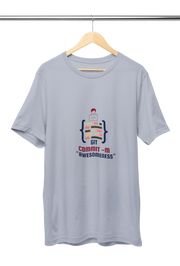 Premium Gray Regular Fit Tshirt for Women - 180 GSM Cotton | Fullmoon Styles