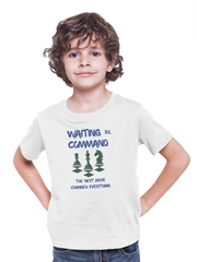 Comfortable Kids Regular Fit Tshirt in White - 180 GSM | Fullmoon Styles