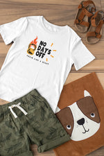 Premium White Regular Fit Tshirt for Kids - 180 GSM Cotton | Fullmoon Styles