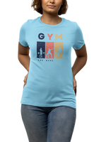 Comfortable Women Regular Fit Tshirt in Sky Blue - 180 GSM | Fullmoon Styles