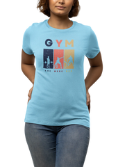 Comfortable Women Regular Fit Tshirt in Sky Blue - 180 GSM | Fullmoon Styles