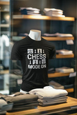 Black Regular Fit Tshirt - Chess Mode On Men Regular Fit Tshirt 180 Design | Men Fashion