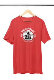 Red Regular Fit Tshirt - Think Strategically Women Regular Fit Tshirt 180 Design | Women Fashion