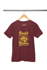 Premium Maroon Regular Fit Tshirt for Women - 180 GSM Cotton | Fullmoon Styles