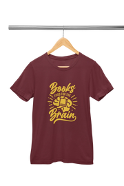 Premium Maroon Regular Fit Tshirt for Women - 180 GSM Cotton | Fullmoon Styles