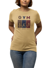 Comfortable Women Regular Fit Tshirt in Beige - 180 GSM | Fullmoon Styles