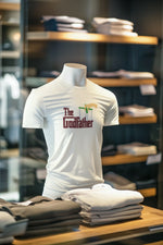 Off White Oversized - The Godfather Men Oversized 210 Design | Men Fashion