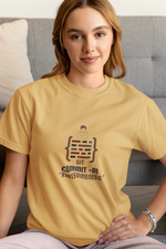 Comfortable Women Regular Fit Tshirt in Beige - 180 GSM | Fullmoon Styles