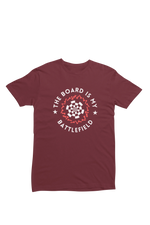 Men Regular Fit Tshirt - Battlefield Men Regular Fit Tshirt 180 Maroon | Fullmoon Styles