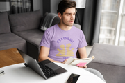 Lavender Regular Fit Tshirt - Good Day To Read Men Regular Fit Tshirt 180 Design | Men Fashion
