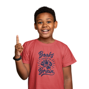 Premium Red Regular Fit Tshirt for Kids - 180 GSM Cotton | Fullmoon Styles