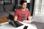 Men Regular Fit Tshirt - Books Food For Brain Men Regular Fit Tshirt 180 Red | Fullmoon Styles