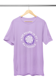 Comfortable Women Regular Fit Tshirt in Lavender - 180 GSM | Fullmoon Styles