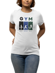 Comfortable Women Regular Fit Tshirt in White - 180 GSM | Fullmoon Styles