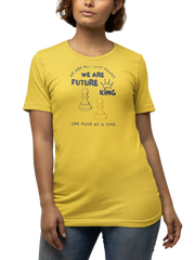 Premium Yellow Regular Fit Tshirt for Women - 180 GSM Cotton | Fullmoon Styles