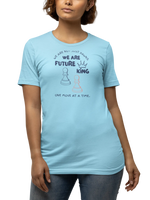 Comfortable Women Regular Fit Tshirt in Sky Blue - 180 GSM | Fullmoon Styles