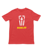 Women Regular Fit Tshirt - Bowled Women Regular Fit Tshirt 180 Red | Fullmoon Styles