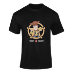 Men Regular Fit Tshirt - Toy Story Woody Sheriff Men Regular Fit Tshirt 180 Black | Fullmoon Styles