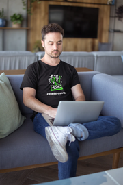 Chess Club Men Regular Fit Tshirt 180 Black Regular Fit Tshirt - Premium Cotton Men Wear