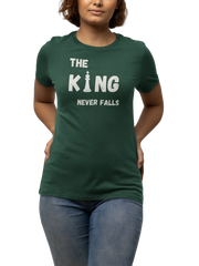 Premium Bottle Green Regular Fit Tshirt for Women - 180 GSM Cotton | Fullmoon Styles