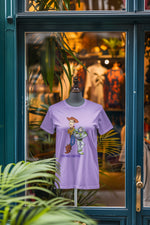 Premium Lavender Oversized for Women - 210 GSM Cotton | Fullmoon Styles