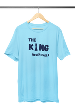 Sky Blue Regular Fit Tshirt - King Never Falls Women Regular Fit Tshirt 180 Design | Women Fashion