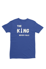 Women Regular Fit Tshirt - King Never Falls Women Regular Fit Tshirt 180 Royal Blue | Fullmoon Styles