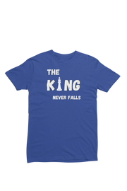 Women Regular Fit Tshirt - King Never Falls Women Regular Fit Tshirt 180 Royal Blue | Fullmoon Styles
