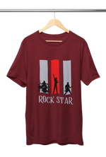 Premium Maroon Regular Fit Tshirt for Men - 180 GSM Cotton | Fullmoon Styles