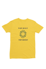 Chess Plan Wisely Women Regular Fit Tshirt 180 Yellow Regular Fit Tshirt - Premium Cotton Women Wear